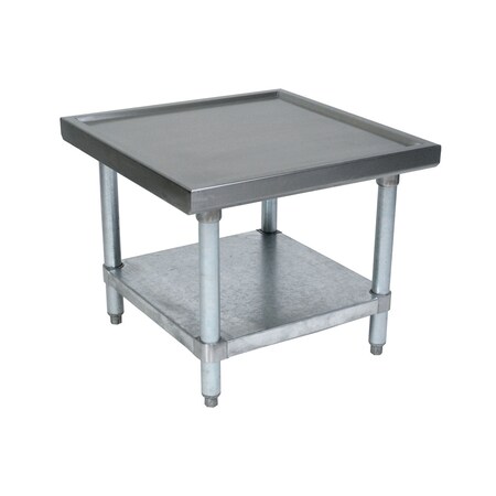 Bk Resources Stainless Steel Machine Stand W/Galvanized Base and Undershelf 30X30 MST-3030GS